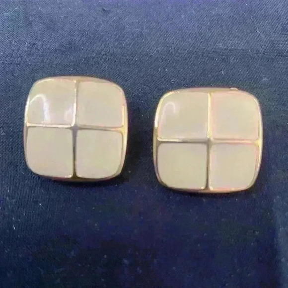 Kenneth Jay Lane KJL Vintage 90's Quality Costume Jewelry Earrings - Picture 1 of 3